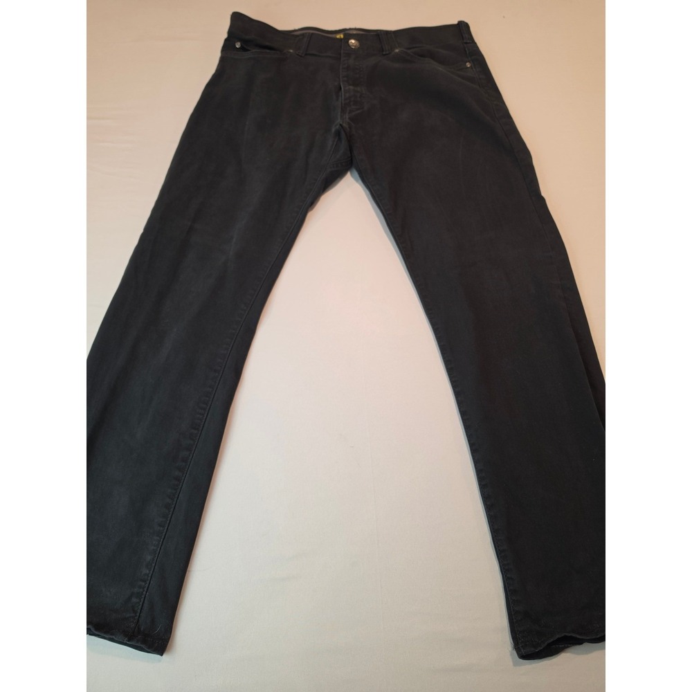 Lee Extreme Motion Mens Slim Fit Straight Leg Pants Black 36x30 102015435